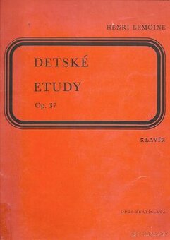 Henri Lemoine - Detské etudy Op. 37