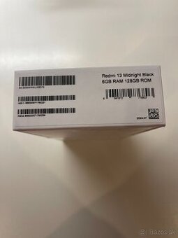 Xiaomi Redmi 13 - úplne nový,zabalený 6GB/128GB-108mpx