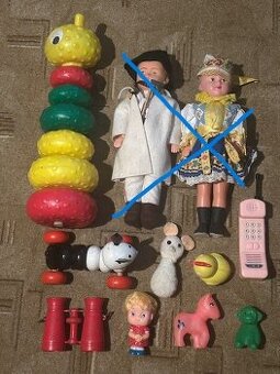Predám rôzne retro hračky, bábiky.