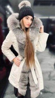 Zimny kabat s kozusinou