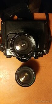 Canon A1 a objektív Soligor 2,8/28mm