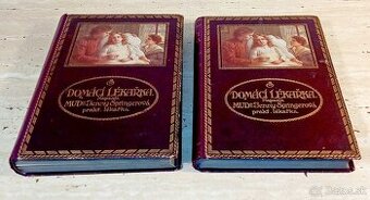 Starožitné lékařské/léčitelské knihy Domácí lékařka, 1923