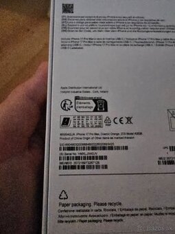 Apple Iphone 17 Pro Max 2 TB Cosmic Orange