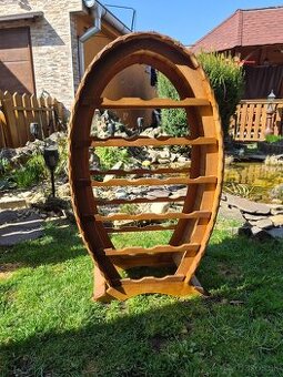 Drevený stojan na víno – kapacita 20 fliaš