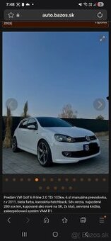 Golf 6, 7 tdi