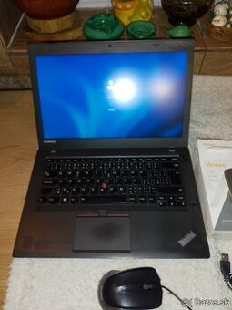 Tenký LenovoT450,I5-5200u,8gb,250ssd.Bateria 5-6h.Win11