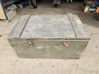 Vojenska drevena krabica bedňa 4.