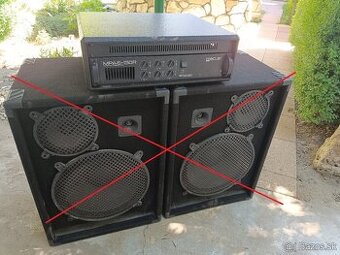 Zosilňovač Ecler 6x150w ( mostík 300w 8ohm )