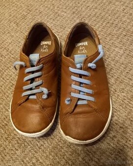 Detské kožené topánky Camper barefoot veľ. 34
