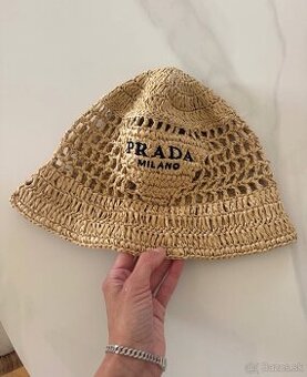 Prada ratanovy letny klobuk