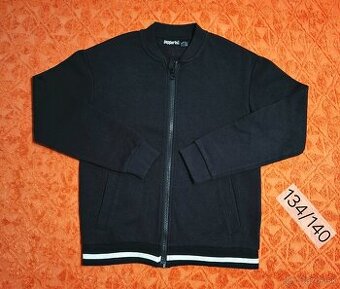 Dievčenská mikina na zips 134/140