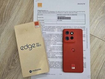 Motorola Edge 50 Neo Cerveny, top , zaruka
