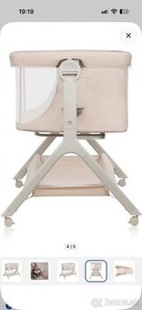 detska cestovna postieľka Lionelo Leonie Plus Beige Sand