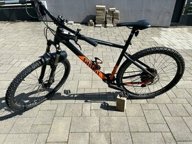 GHOST Kato Advanced 29 bicykel, black/orange matt - 1