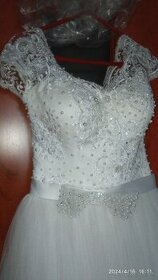 Biele svadobné šaty v.34-36