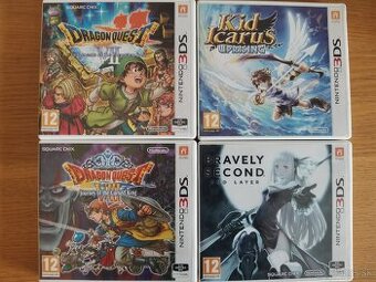 Hry 3ds nintendo - DQ, Bravely 2nd,, Kid Icarus