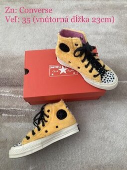 Plyšové tenisky zn. CONVERSE