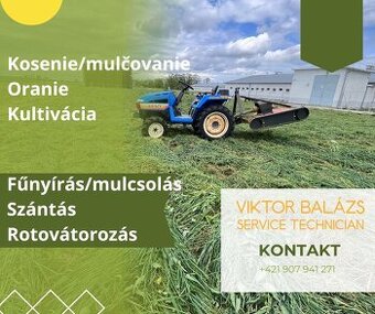 Kosenie, Mulčovanie, Orba, Kultivácia