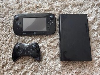 Nintendo Wii U + Pro Controller + Hry