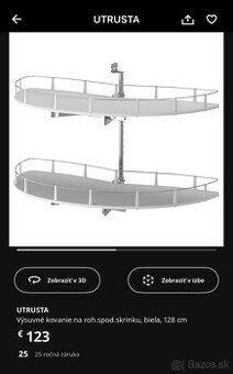 Výsuvný úložný systém Ikea Utrusta