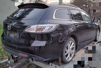 Mazda 6 2.2 D 2011 predám DVERE, TRYSKY, ZADNÉ SVETLÁ WAGON