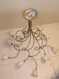 Stropná lampa, 10-ramenná