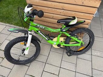 Detsky Kawasaki 16 palcovy bicykel