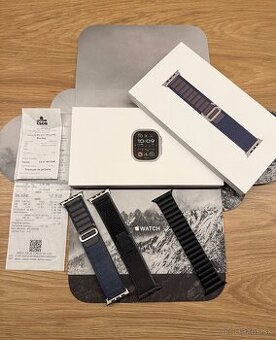 Apple Watch Ultra 2 49mm Titanium - záruka, 100% zdravie