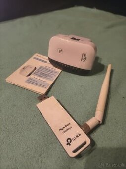 Wi-Fi Repeater + USB Wi-Fi Adaptér 150 Mbps