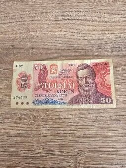 50 korún československých 1987