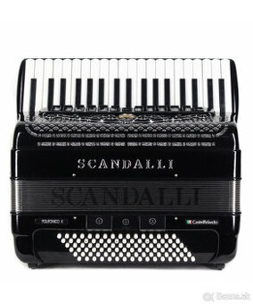 Predám akordeón Scandalli Polyfonico X- 96 bas používaný vo