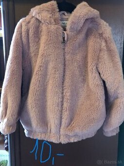 Plyšová bundička, veľkosť 110