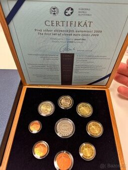 Prvý súbor slovenských euromincí 2009