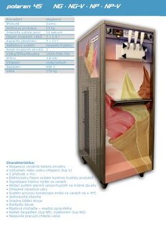 Stroj na výrobu zmrzliny Polaren 45