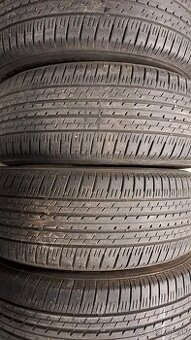 Predám 4ks jazdené letné 235/60r18-103T Bridgestone