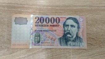 Predám staru bankovku 20 000 forintov