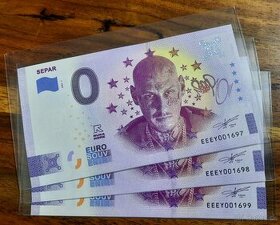 0€ bankovka SEPAR suvenír/ 0 euro