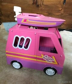 Barbie Mini Karavan s babikou a prislusenstvom - 1
