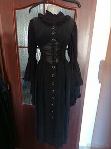 Gotické šaty s vreckami - 1