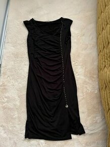 Čierne elegantné šaty s čipkou Mayo Chix