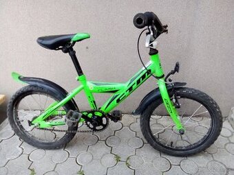 Zelený bicykel FLASH 16