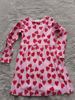 Šaty so srdiečkami H&M veľ.134/140