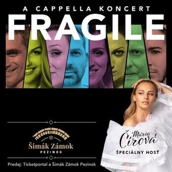 Fragile a Mária Čírová na Zámku Šimák v Pezinku