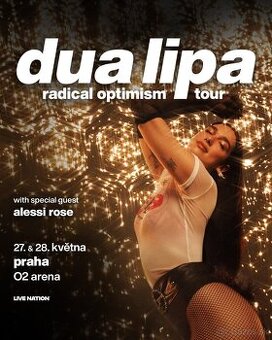 Predam DUA LIPA 27.5. VIP/klub patro
