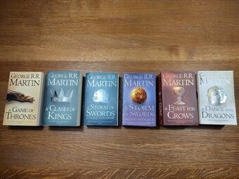 Song of Ice and Fire (angličtina, 6 kníh)