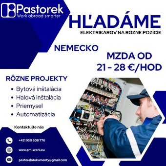 ELEKTRIKÁR SZČO – NEMECKO A EÚ