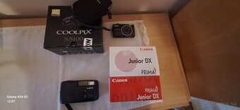 Coolpix S5100  Canon Junior DX Prima