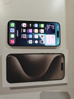 Apple iPhone 15 Pro 128GB Natural Titanium (top stav)