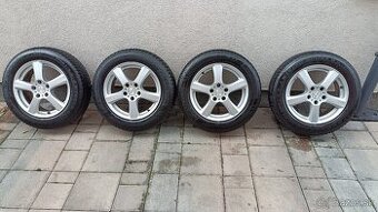 5x112 R16 HLINÍKOVÉ DISKY 205/60 R16 ZIMNÉ PNEUMATIKY