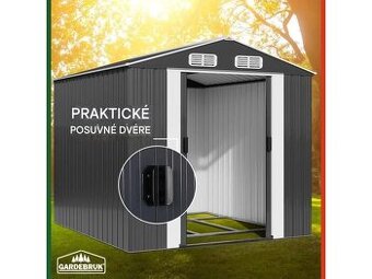 Záhradný domček - 312x257x178 cm - antracit